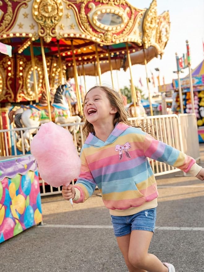 WELAKEN Sweatshirts for Girls Toddler & Kids II Little Girl's Pullover Tops Sweaters & Hoodies