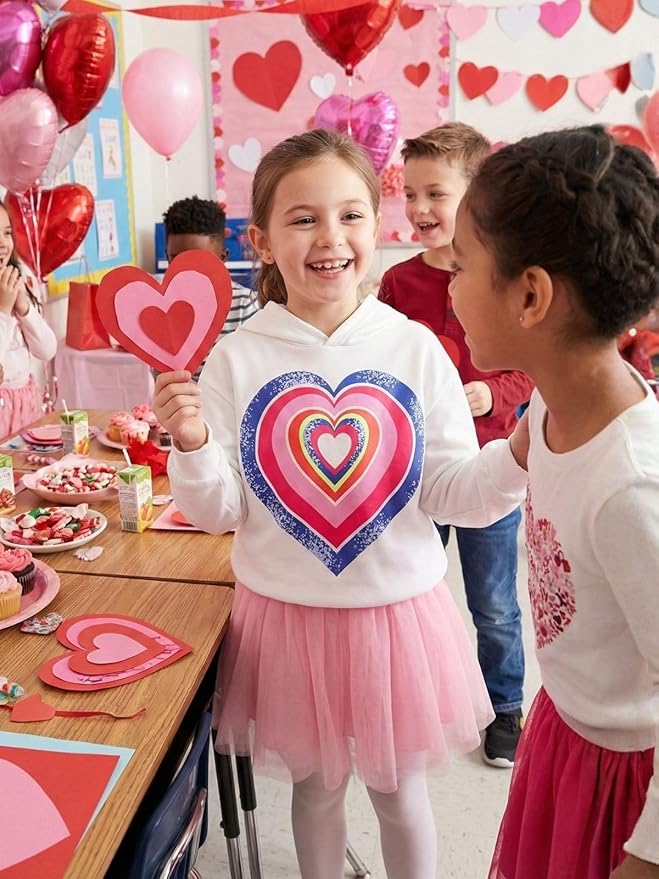 WELAKEN Sweatshirts for Girls Toddler & Kids II Little Girl's Pullover Tops Sweaters & Hoodies