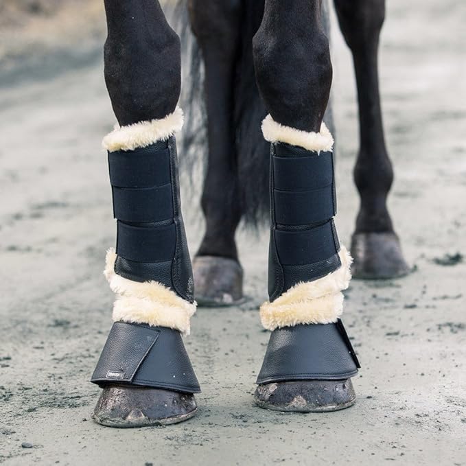 HORZE Signature Bell Boots - Black - XXL
