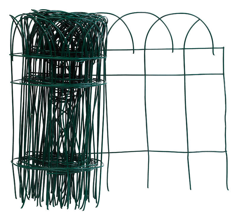 Panacea 20 ft. L X 14 in. H PVC Green Scroll Garden Edging 89309, Pack of 6