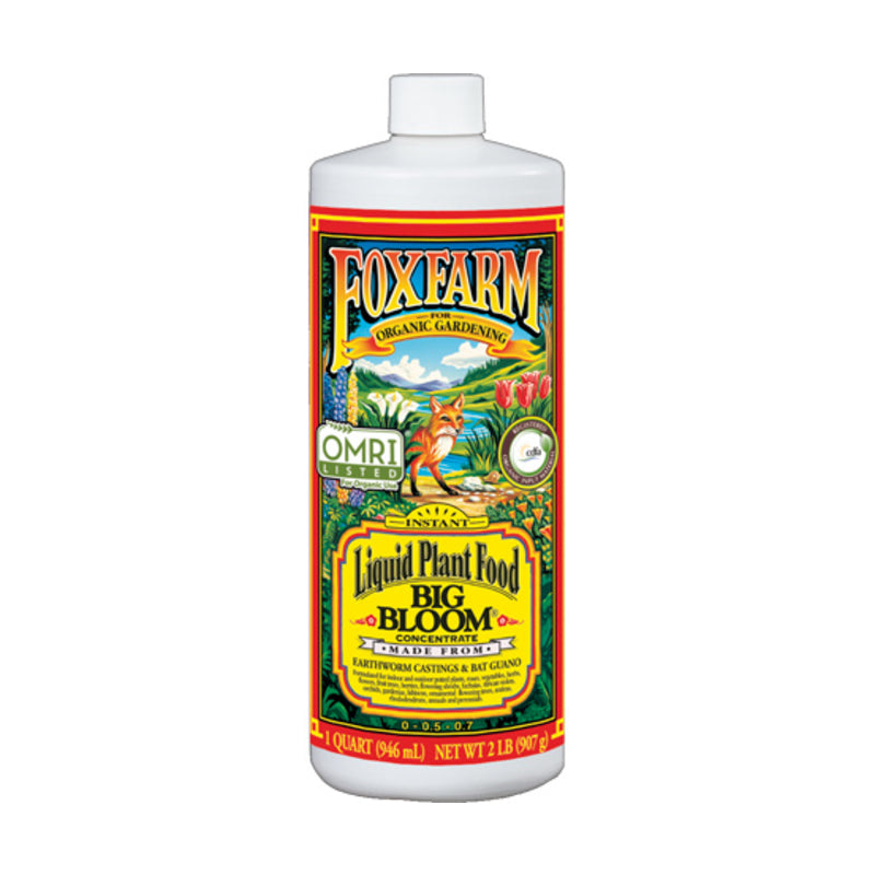 FoxFarm Big Bloom Organic Liquid Plant Food 1 qt FX14002