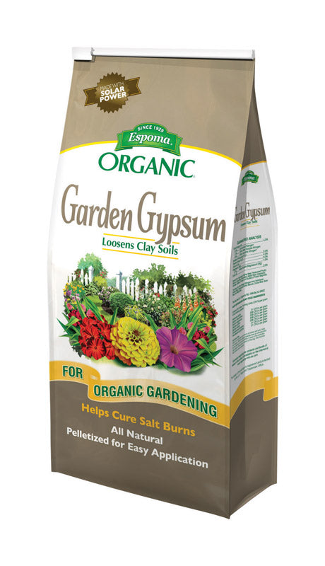 Espoma Organic Garden Gypsum 30 sq ft 6 lb GG6