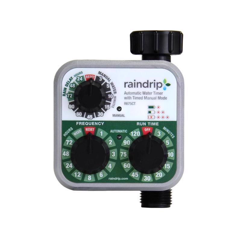 Raindrip Programmable 1 Zone Water Timer R675CT