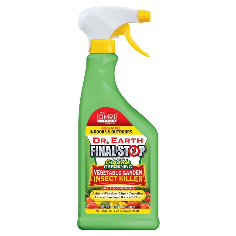 Dr. Earth Final Stop Vegetable Garden Organic Insect Killer Liquid 24 oz 8005