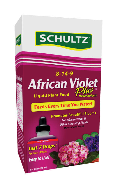 Schultz African Violet Plus Liquid Plant Food 4 oz SPF44900