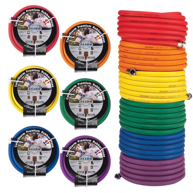 Dramm ColorStorm 5/8 in. D X 50 ft. L Heavy Duty Premium Grade Garden Hose 10-17000