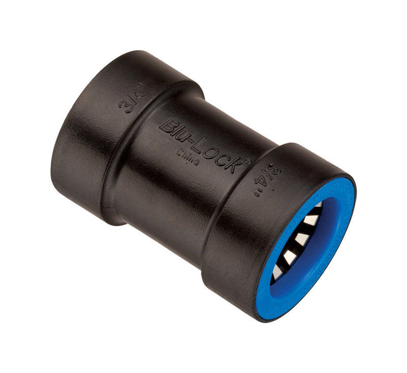 Orbit Blu-Lock 3/4 in. Push X 3/4 in. Push Coupling 31376, Pack of 15