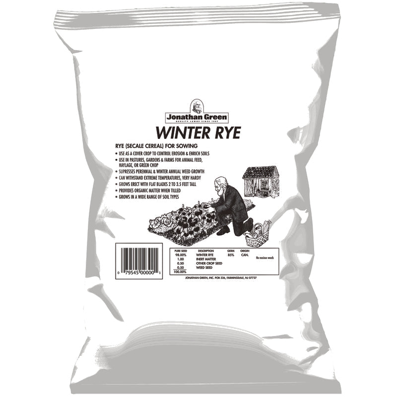 Jonathan Green Winter Rye Annual Ryegrass Full Sun Grass Seed 56 lb 12390