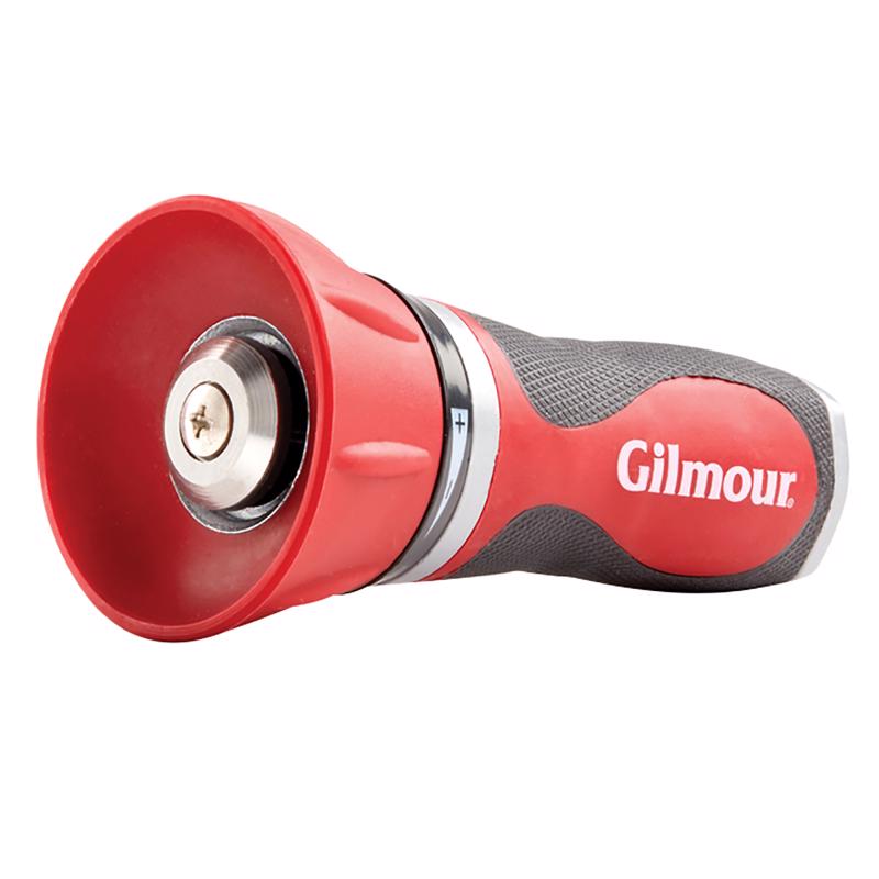 Gilmour 1 Pattern Adjustable Metal Fireman's Nozzle 840182-1001
