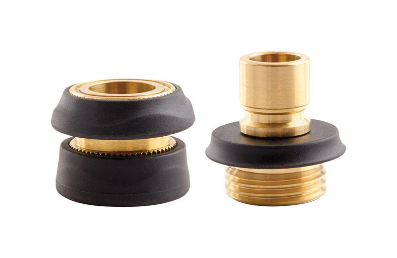 Gilmour Brass Male/Female Quick Connector Faucet Set 840204-1001