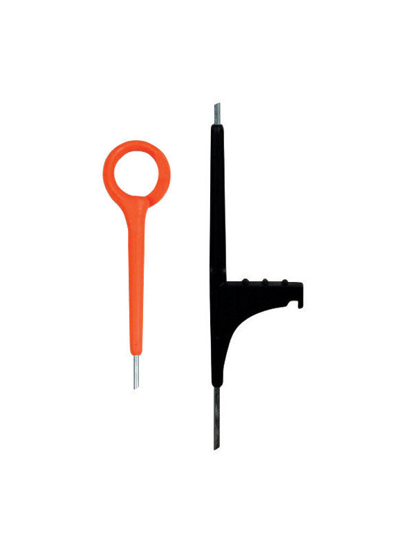 Gallagher Ring Top Post Orange/White G72315, Pack of 50