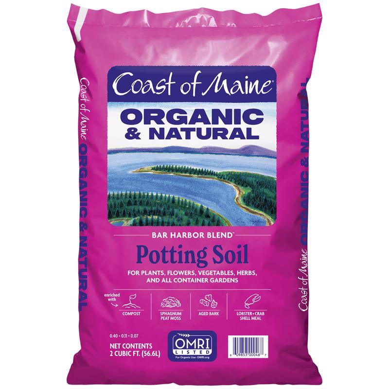 Coast of Maine Bar Harbor Blend Organic Flower and Plant Potting Soil 2 cu ft BH2000