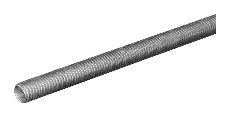 SteelWorks 9/64 in. D X 12 in. L Low Carbon Steel Threaded Rod 11000, Pack of 10