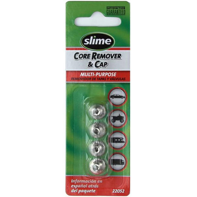 Slime Metal 1 psi Tire Valve Cap 22052 4 pk