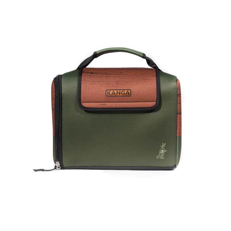 Kanga The Kase Mate Green 12 cans Cooler KM03-ST-12-WOOD