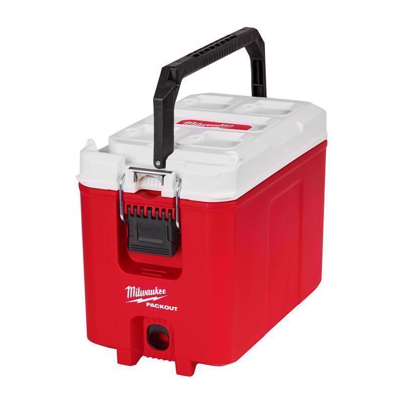 Milwaukee Packout Red 16 qt Cooler 48-22-8460
