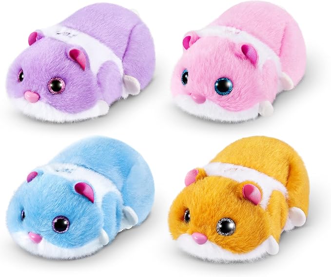 Pets Alive Hamstermania (Purple) by ZURU Hamster, Electronic Pet, 20+ Sounds Interactive, Hamster Ball Toy for Girls and Children