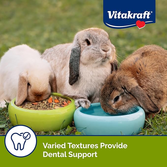 Vitakraft Menu Premium Rabbit Food - Alfalfa Pellets Blend - Vitamin and Mineral Fortified