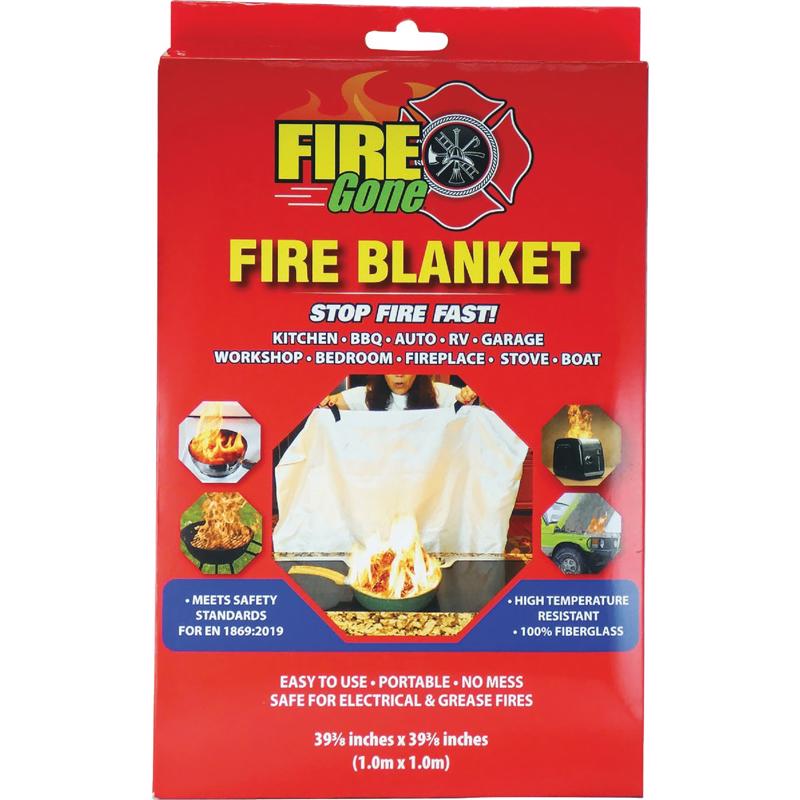 Fire Gone Fire Blanket For Household FGB6-7109, Pack of 6
