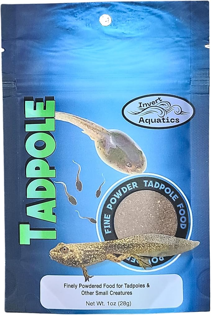 Tadpole Food - Fine Powder Foods for Tadpoles, Fry & Live Cultures (1oz (28g)