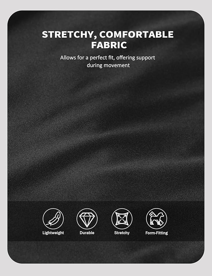 Harrison Howard Horse Shoulder Guard Thick Stretchy with Inner Soft Fleece Lining Adding Comfort Prevents Chafing Black L