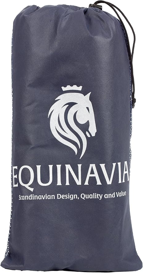 Equinavia Cool Relief Therapy Ice Boots Leg Wraps Pair for Horses, Gel Pack with Adjustable Straps | 16.5" x 15.5" with Storage Bag - Royal Blue - Pair - One Size