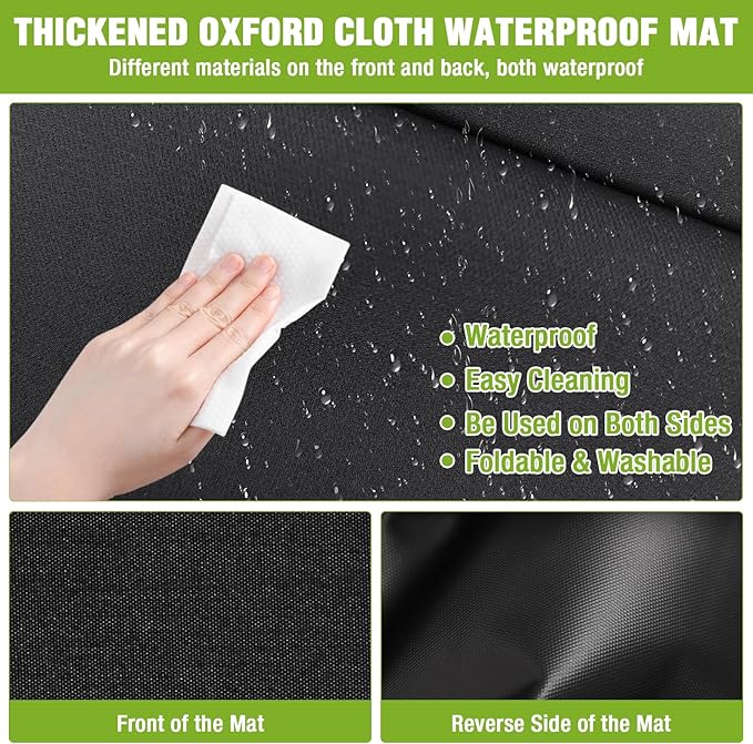Bunny Playpen Indoor & Outdoor, Rabbit Enclosure with Waterproof Liner, Extension Guinea Pig Cages for Small Animals (Playpen Only)