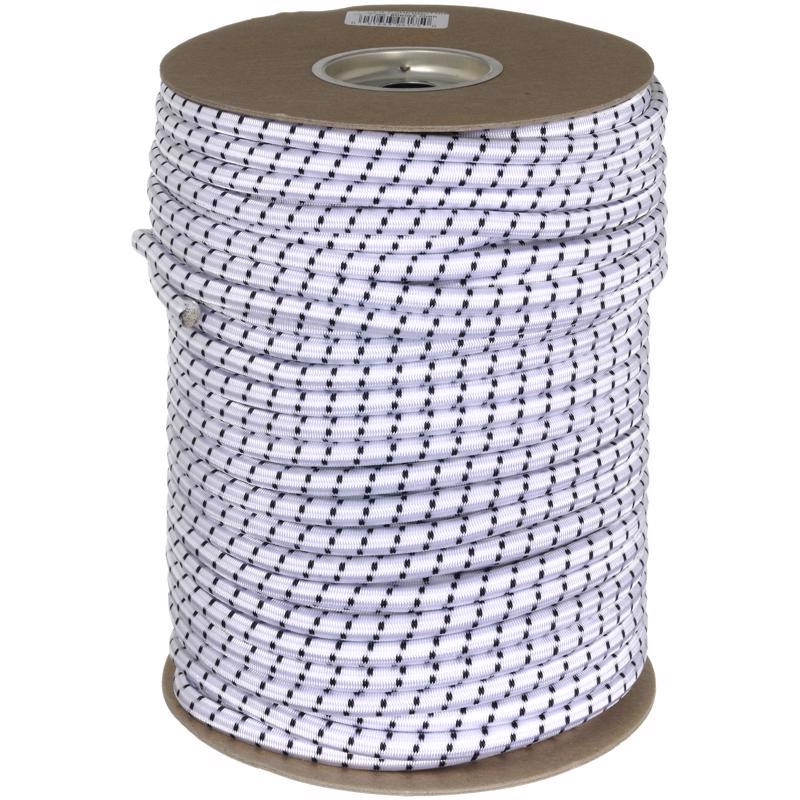 Keeper White Bungee Cord Reel 300 foot in. L X 3/8 in. 06175 1 pk