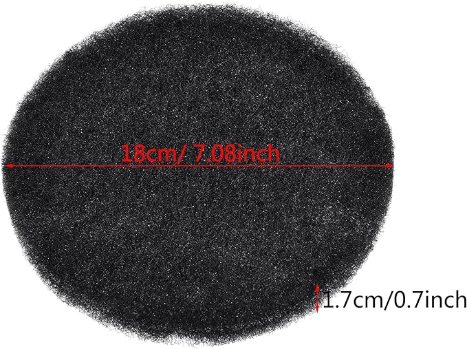Aquarium Filter Pads Compatible with FX4 / FX5 / FX6 Canister Filter Media Replacement Parts (Polishing Pads, 12 Pcs)