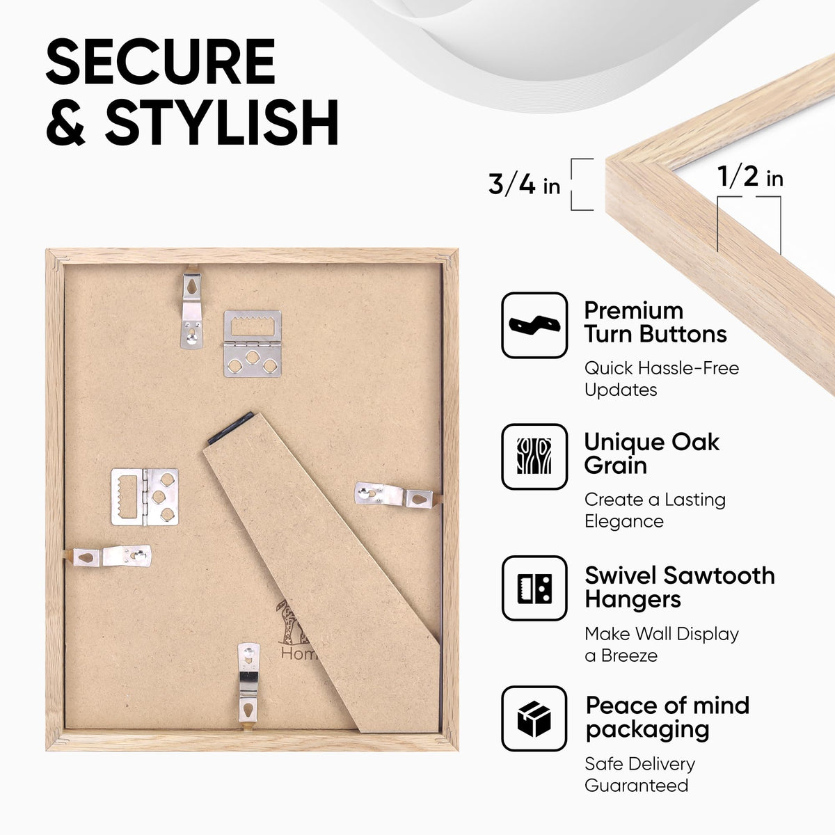 10 x 8 Wood Picture Frame