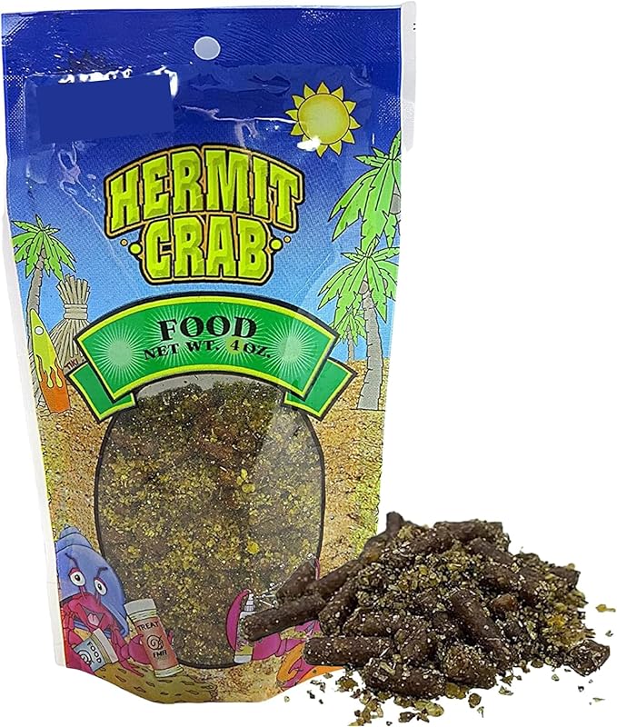 Needzo Hermit Crab Food and Treat Set, All in One Natural Supplies and Habitat Necessities for Pet Crabs, 2 Pack
