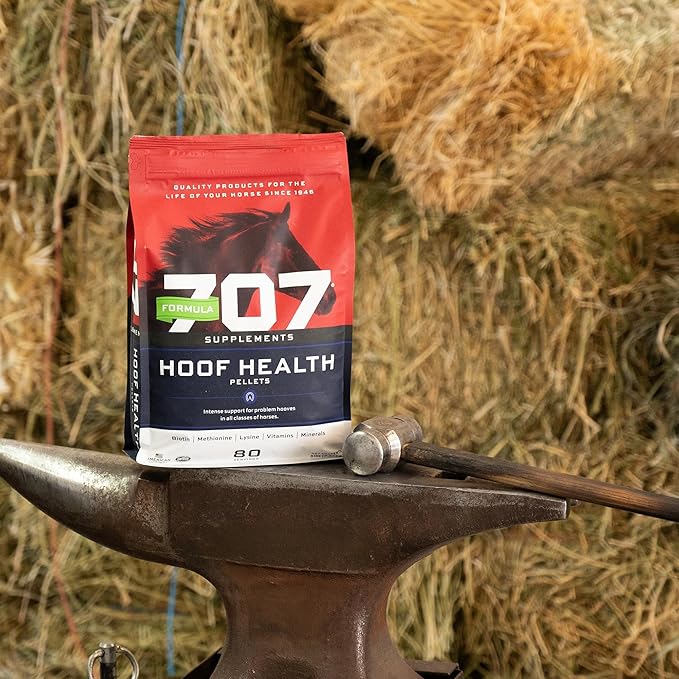 Formula 707 Hoof Health Equine Supplement, 10 lb Bag - 160 Servings – Biotin, Amino Acids, and Minerals to Improve and Support Healthy Horse Hooves
