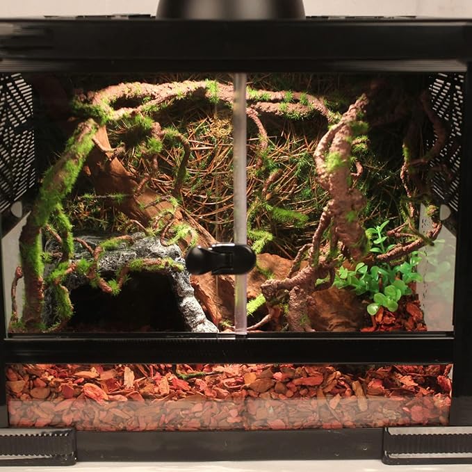 BNOSDM Reptile Bend-A-Branch Vines with Moss,Bendable Reptile Jungle Vines,Bearded Dragon Climbing Plants Tank Accessories,Pet Habitat Decor for Chameleon Geckos Snakes Lizards Frogs