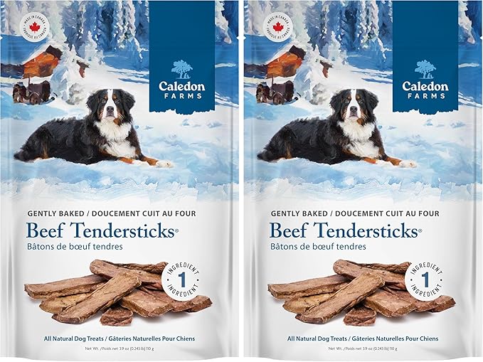 Caledon Farms Beef Tendersticks 3.9oz / 110 Grams (Pack of 2)