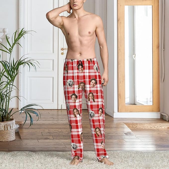 Personalized Pajama Pants For Men Women Custom Pajama Pants With Face Custom Face Pajamas Funny Customized Gifts