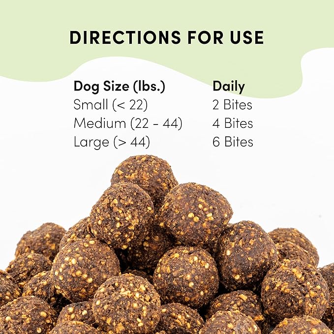 CRUMPS NATURALS Gutsy-Balance Bites 4.6oz/130g, Dog Treats, Supplements
