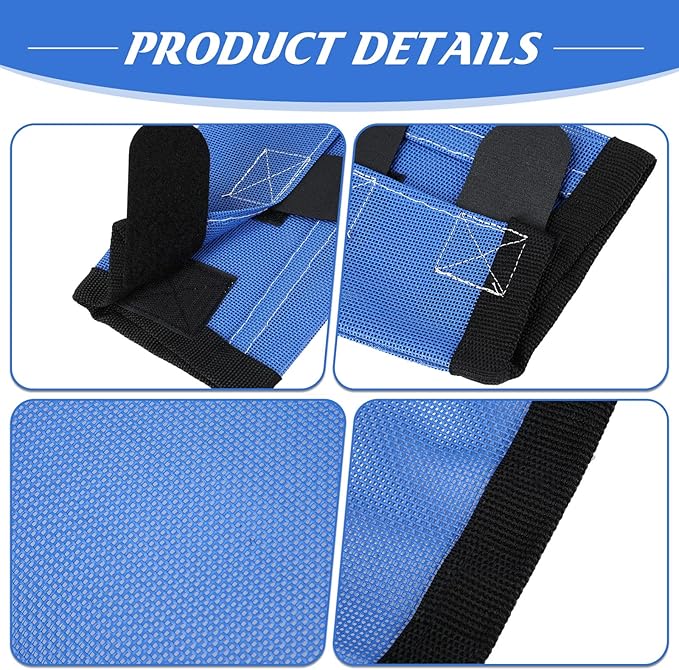Set of 16 Mesh Fly Boots for Horse Breathable Mesh Horse Boots Protective Horse Leg Wraps Horse Leggings for Preventing Flies and Mosquitoes Bites