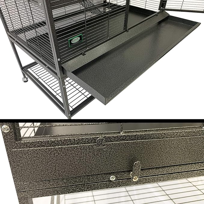 Mansion Cage (6-Level) - Durable 100% All-Metal Multi-Level Cage for Chinchillas, Rats, Ferrets, Prairie Dogs, Degus, Mice