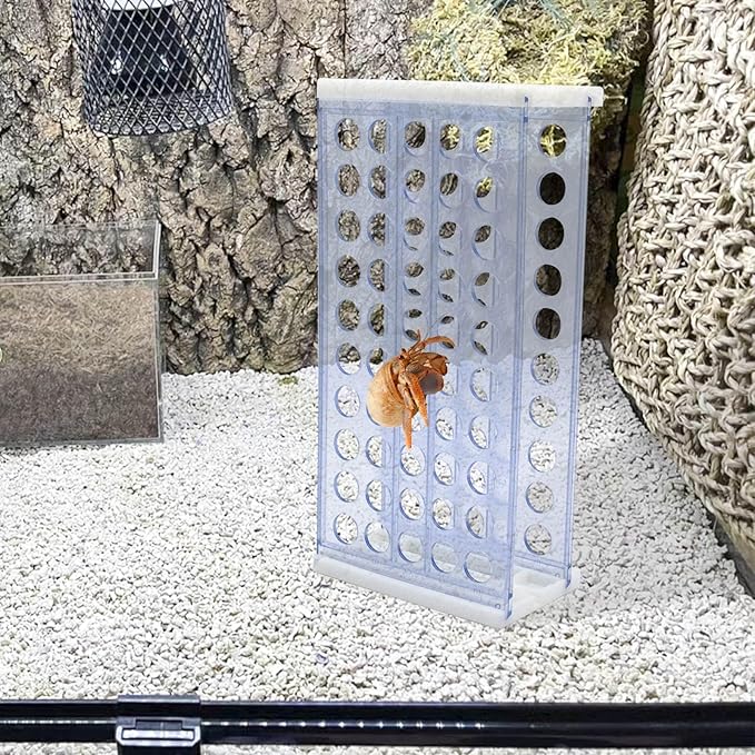 Hermit Crab Accessories, Transparent Plastic Climbing Wall Toys, Aquarium Tank Accessories, Hermit Crab Climbing Toys