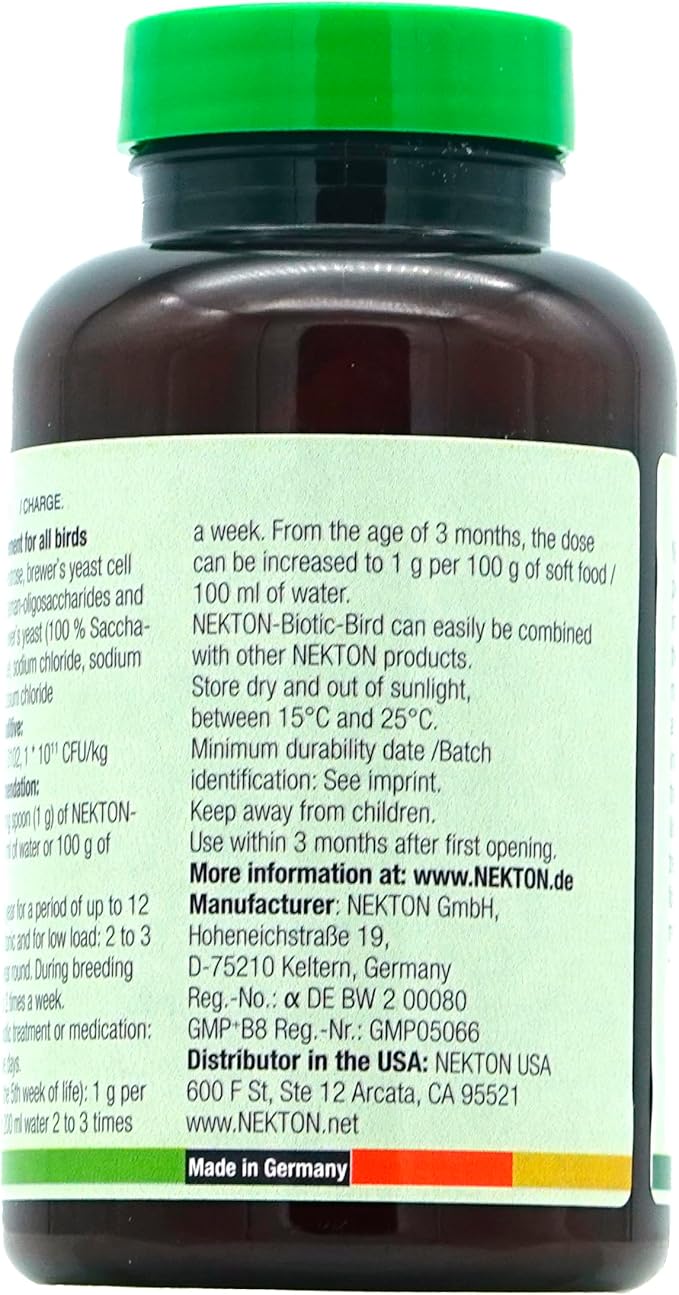 Nekton-Biotic-Bird Probiotic for Birds 100g, (3.5oz)