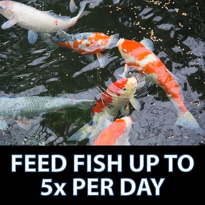 CrystalClear Platinum Fish Food, Premium Floating Pellets for Koi & Goldfish – Boost Growth, Color, and Wellness in Backyard Ponds & Water Gardens, 3mm Pellets, 4.4 Pounds