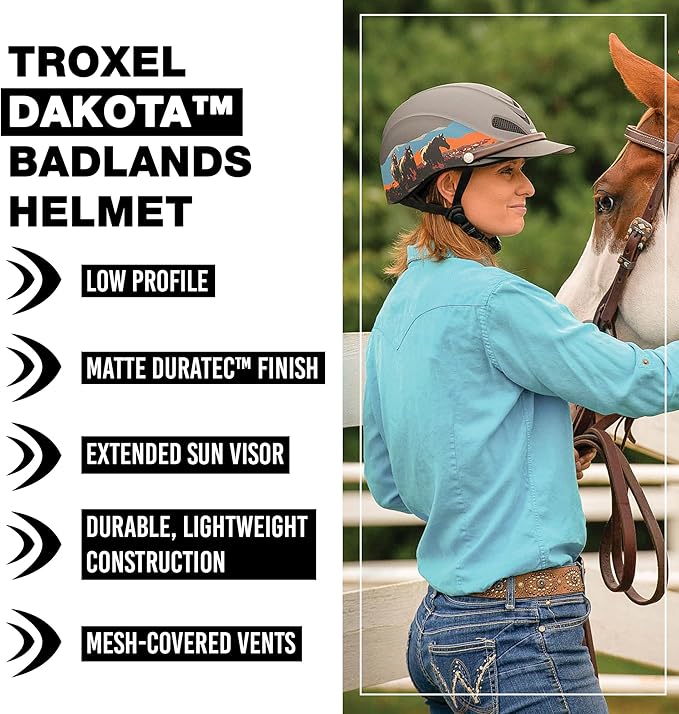 Troxel Black Duratec Dakota Helmet