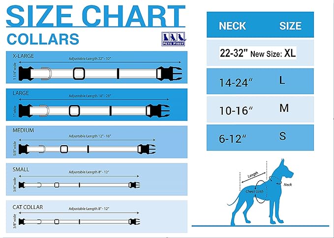 NFL PET Collar Detroit Lions Dog Collar, Small Football Team Collar for Dogs & Cats. A Shiny & Colorful Cat Collar & Dog Collar Licensed by The NFL