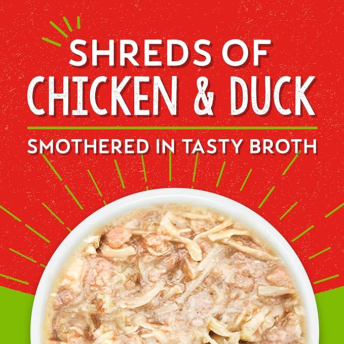 Stella & Chewy's Lil Bites Savory Stews for Small Breeds Chicken & Duck Dinner in Broth, 2.7 Ounce (Pack of 12)