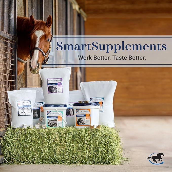 SmartMuscle® Mass Pellets | Horse Muscle Supplements, Bioactive Whey, Gamma Oryzanol, and More | Ideal for Lean Muscle Development and Maintenance | 56 Servings | 10 lb Bucket