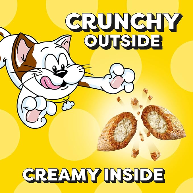 Temptations Classic Crunchy and Soft Cat Treats Tempting Tuna Flavor, 3 oz. Pouch (Pack of 12)