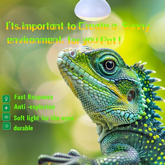 Reptile Heat Lamp Used in Reptiles 75W 100W Heat Lamp Bulbs for Reptiles 2 Pack Amphibians Basking Heat Lamp Bulbs UVA Daylight Basking Light (75Watts)