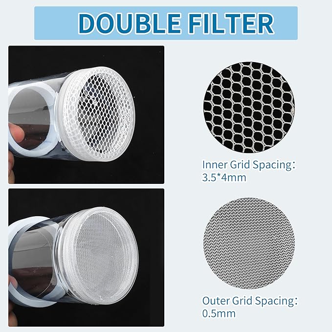 Suspensions Breeder Box, Floating Mesh Isolation Fish Tank Separator Set, Ideal for Aquatic Pets, Small, White, 1 Set