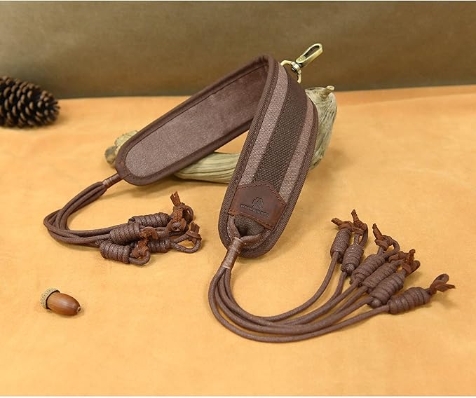WAYNE'S DOG Canvas Bird Game Carrier, Waterfowl Dove Small Animal Game Carrier Hanger Tote Shooting Accessories (Coffee)