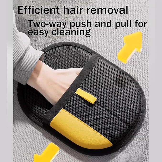 Morphcontainerpet Pet Hair Removal Gloves - Electrostatic Reusable for Cats & Dogs, Furniture, Carpet, Car Seats (1.2 oz) (3pcs)